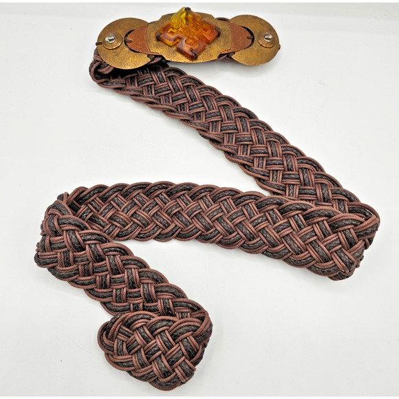 Vintage Marjorie Baer Mid Century Womens Braided Leather  display picture 3